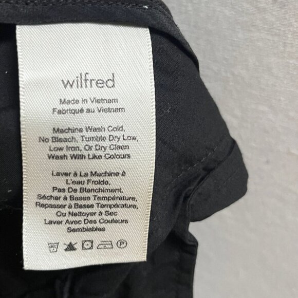 Wilfred Linen black belted shorts Sz 6 - Picture 6 of 8